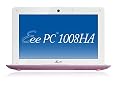 Asus 1008HA 10-inch Netbook (Intel Atom N280 1.66 GHz Processor, 1 GB RAM, 250 GB HDD, 6 hr Battery, WLAN, Bluetooth, Webcam, Windows 7 Starter, Pink)