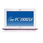 Asus 1008HA 10-inch Netbook (Intel Atom N280 1.66 GHz Processor, 1 GB RAM, 250 GB HDD, 6 hr Battery, WLAN, Bluetooth, Webcam, Windows 7 Starter, Pink)
