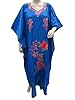 Blue Silk kashmiri Embroidered Bohemian Caftan