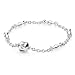 Pandora Damen-Armband Sterling Silber 'Capture' mit space f�r f�nf Clips 17 cm 591704-17