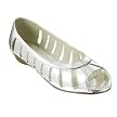 Girls' Xhilaration&reg; Octavia Chop-Out Flats - White