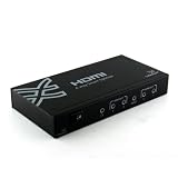 Cablesson - 4-Wege-Smart HDMI Splitter Box 1x4 Port (1 Eingang 4 Ausgang) - Aktive Verst�rker - * Neue Version mit 3D-Enabled * v1.3c - 1080p Full HD - HD Display auf 4 TVs - Versandkostenvon "Cablesson"