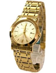 Burberry Watch, Womens Swiss Goldtone Stainless Steel Bracelet 28mm BU1394