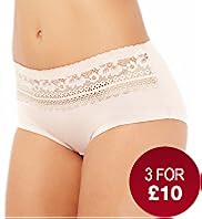 No VPL Low Rise Cotton Rich Shorts