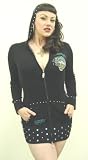 Ed Hardy - Ed Hardy Knits Christian Audigier Ed Hardy Tiger Tattoo Ladies Hoodie XS