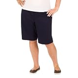 Women's Plus Size Mossimo Black: Bermuda Shorts-Navy