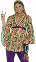 Hippie Peace Sign Necklace and Earrings Adult