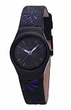 Kahuna KLS-0092L Ladies black cut-out strap watch