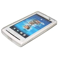 Silikon Case Transparent Tasche f�r Sony Ericsson Xperia X10 inkl. Handy-Punkt Kugelschreiber