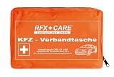 Zoom Produkt-Bild: RFX + Care FA200-5300416 KFZ-Verbandtasche orange, Inhalt nach DIN 13164 &sect; 35h STVZO