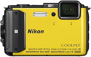 Nikon COOLPIX AW130 Waterproof Digital Camera with Built-In Wi-Fi (Yellow)