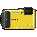 Nikon COOLPIX AW130 Waterproof Digital Camera with Built-In Wi-Fi (Yellow)