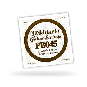 D'Addario Single Phosphor Bronze Wnd 045