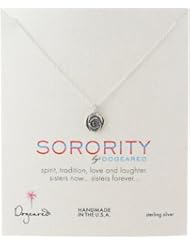 Dogeared "Sorority"  Flower Necklace, 16"