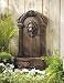 Faux Stone Outdoor Lions Head Garden Courtyard Fountain