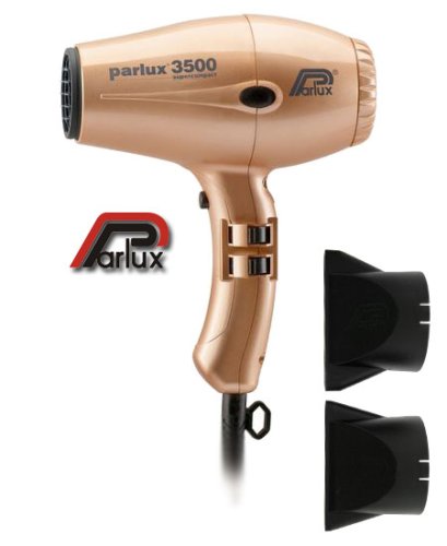 Parlux 3500 Hairdryer - Super Compact Edition Hair Dryer - Gold