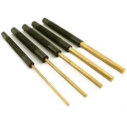 5 Brass Long Pin Punch Woodworking Nail Carpentry Tool