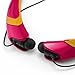 Rymemo 2016 Newest Match Color Universal Wireless Bluetooth 4.1 Music Earphones Stereo Headphones Sports/running Magnetic Headset Earbuds for Iphone Samsung Lg, Gold-magenta
