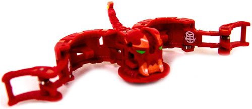 Bakugan New Vestroia Bakuneon LOOSE Single Figure Special Attack TRAP Pyrus Nova 12 (Red) Scorpion images
