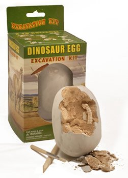 Large dinosaur egg excavation kit