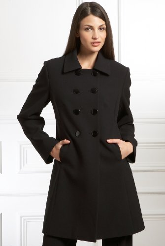 Double Breasted Mid Length Raincoat