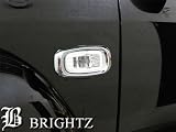 【BRIGHTZ ウィッシュ 10系 クロームメッキサイドマーカーリング 2PC 000】 I WiSH