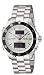 Ellesse gents stainless steel bracelet with silver ana-digi dial watch