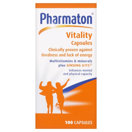 Pharmaton Capsules Relief Of Daily Fatigue 100 Capsules