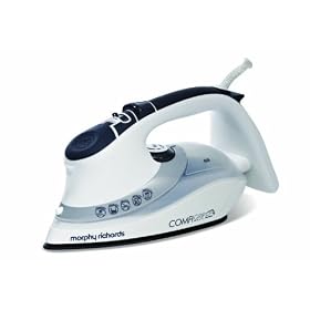Morphy Richards Comfigrip 40852 Steam Iron Trizone Ceramic Soleplate, Grey