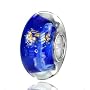 925 Sterling Silber Glas Gold Glitzer Bead Element&hellip von Fashion & Ideas