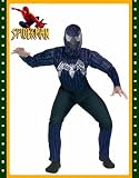  : Child Spiderman Venom Deluxe Muscle Costume Large 10-12