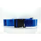 Army Reflective Belt - Military - Made from Reflective Strips for Running Jogging Cycling Walking Biking. Lightweight nylon easily adjustable Fits Comfortably Over Sports Gear and Clothing. Yellow Safety Reflective Band.