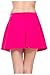 G2 Chic Women's Solid A-Line Skater Skirt