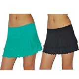2 PACK: Womens BODY GLOVE Smoothies Lambada Swim & Surf Quick-Dry Beach Skirts