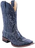 Corral Boots Mens A2159 Black Lizard Inlay