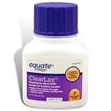 Equate ClearLax Laxative, 4.1 Ounce, 7 Doses, Compare to MiraLAX Equate ClearLax Laxative, 4.1 Ounce, 7 Doses, Compare to MiraLAX