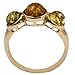 14k Gold Baltic Multicolor Amber Round Gorgeous title=