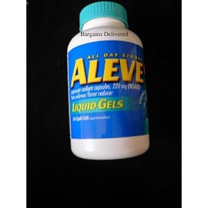 Aleve Liquid Gels, 160-Count Bottle