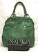 Kooba Callie Grass Green Leather Bag Purse Handbag Bow