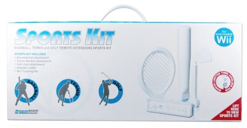 Wii Sports Kit with Cooling Fan (4 in 1) White
