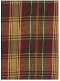 Durable Flat Weave 100% Cotton Plaid Dishtowel 18" X 28" Set / 6