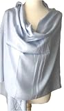 55% Pashmina 45% Silk Solid Color Shawl / Wrap / Stole - 14 Solid Colors