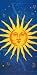 SUN Face Astrology Bath or Beach Towel New Gift