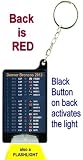 Denver Broncos 2012 NFL Schedule Flashlight Key Chain with Batteries