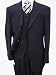 Apparel : ~~ SPECIAL PRICE ~~ Brand New Mens Suit Italian Super 140's Merino Wool Hand Tailored NAVY SUIT + VEST w/ fine tone stripes ~~ Guaranteed Highest Quality or your money back