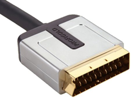 2m Profigold High Performance Scart Interconnect (Scart Male - Scart Male) - Bla