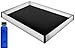 Super Single 48 x 84 12 Mil Hardside Waterbed Safety Liner with a Premium Clear Bottle of 4oz Water Bed Conditoner