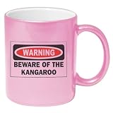 Warning Beware Operator Coffee Metallic
