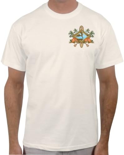 Premiere Paddlesurf Men's Stand Up Paddle Emblem T-Shirt, Large, Natural