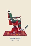 Hydraulic Barber's Chair #94 12x18 Giclee on canvas